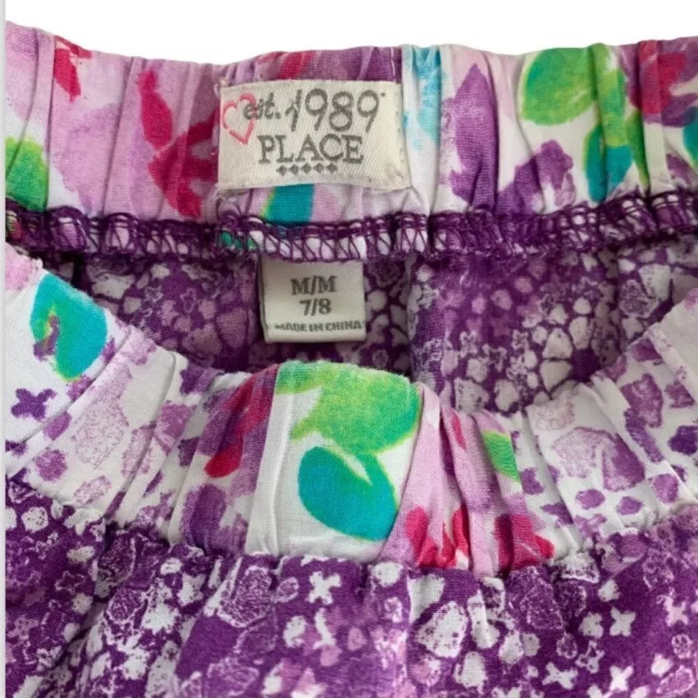 The Children’s Place Floral Tiered Sequin Skirt